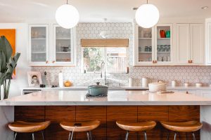 Beautiful bright clean kitchen - Photo via Unsplash by Rustic Vegan