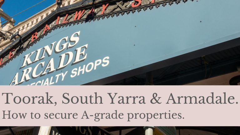 Buying property in South Yarra, Toorak & Armadale